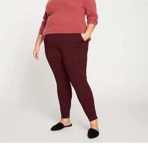Universal Standard Sz M (18-20) Plum Moro Pant